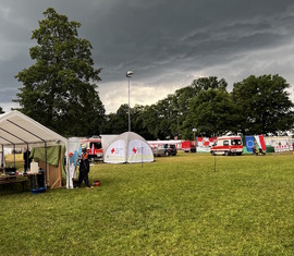 Das erste aufziehende Unwetter, es wurde alles gut überstanden.