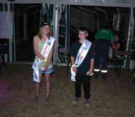 Die Gewinner der Miss und Mister Wahl im Rahmen des Kreativteils am Sonntagabend