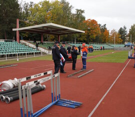 Anmeldung zur Disziplin "FwDV 3" bei der Abnahme Leistungsspange