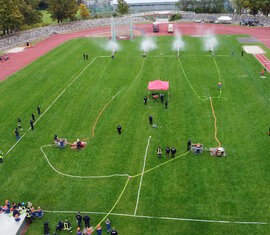 Löschangriff nass bei den Pokaldisziplinen