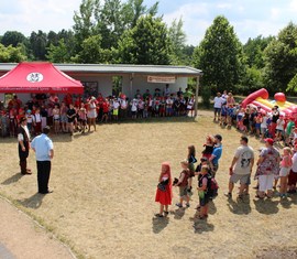 Eröffnung des Piratenfestes der Kinderfeuerwehren des Landkreises Spree-Neiße