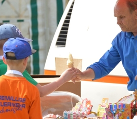 Jeder freute sich über ein Eis.