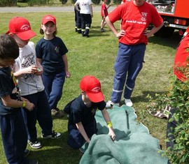 Ertasten von feuerwehrtypischen Geräten