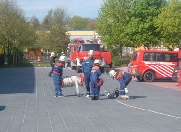 Einsatzübung nach Feuerwehrdienstvorschrift.