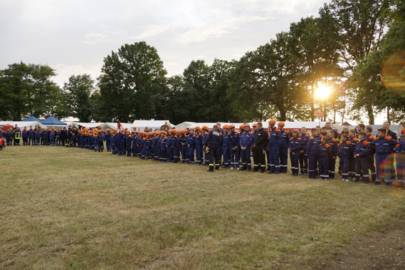 Eröffnung 26. Kreisjugendlager der Feuerwehren des Landkreises Spree-Neiße