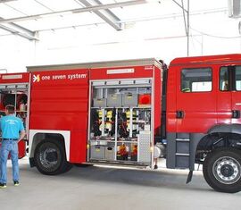 Die Fahrzeuge wurden genau unter die Lupe genommen