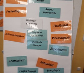 Inhalt/Themenschwerpunkte, welche das Bildungsprogramm der DJF beeinflussen