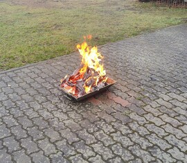 Feuer richtig erleben und lernen.