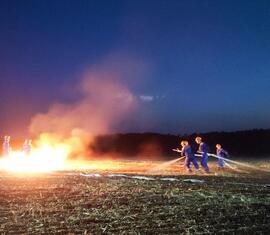 BF Tag 2019 in Neuhausen - Einsatz Brand Groß