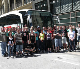 Gruppenbild kurz vor der Rückfahrt