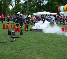 Vorführung Umgang mit dem Handfeuerlöscher