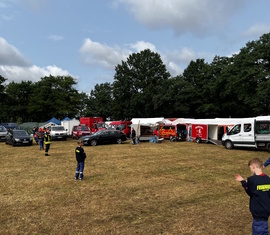 Impression vom Abbau des Jugendlagers