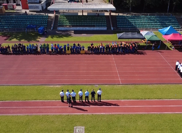 Eröffnung der Kreismeisterschaften Spree-Neiße im Max-Reimann-Stadion in Cottbus