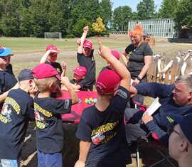 Station bei der Lagerolympiade