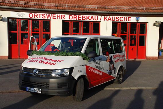 Der neue MTW für die Jugendfeuerwehr der Stadt Drebkau