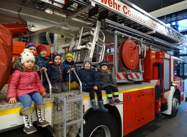 Ausflug für die Kleinen zur Berufsfeuerwehr