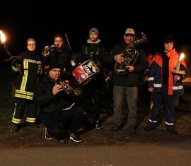 Die Fidelen Gaglower haben uns musikalisch begleitet