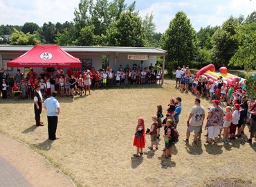 Eröffnung des Piratenfestes der Kinderfeuerwehren des Landkreises Spree-Neiße