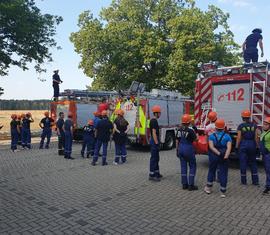 BF Tag 2019 in Neuhausen - Ausbildung tragbare Leitern