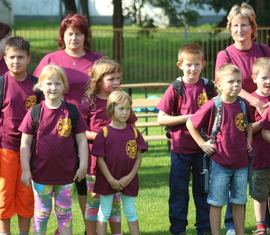 Die Kinderfeuerwehr aus Trebendorf.