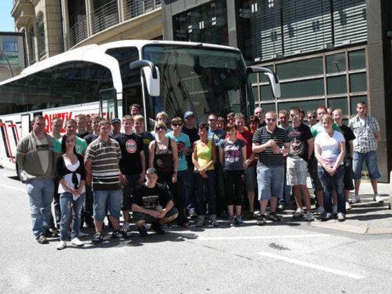 Gruppenbild kurz vor der Rückfahrt