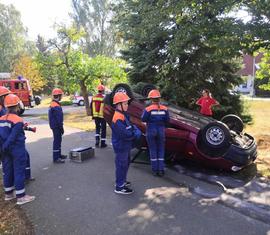 BF Tag 2019 in Neuhausen - Einsatz Verkehrsunfall