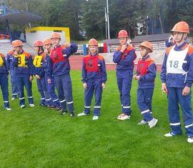 JF Trebendorf vor dem Wettkampf