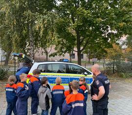 Jugendfeuerwehr Guben zu Besuch beim Deutsch-Polnischen Polizeiteam in Guben