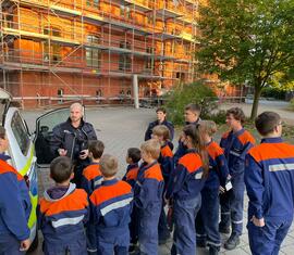 Jugendfeuerwehr Guben zu Besuch beim Deutsch-Polnischen Polizeiteam in Guben