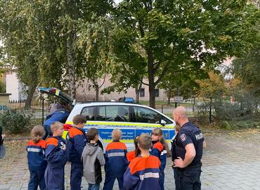 Jugendfeuerwehr Guben zu Besuch beim Deutsch-Polnischen Polizeiteam in Guben