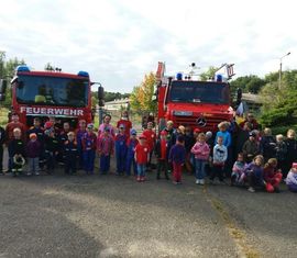 Gruppenfoto der Teilnehmer des Kidstages