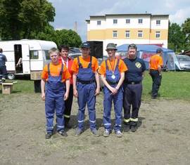 Absolventen Jugendflamme Stufe 2 aus Neuhausen / Spree