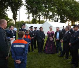 Ehrengäste zu Besuch bei der JF Cottbus.