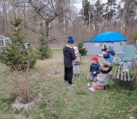 Ostereiersuche in der Hohen Bergstraße